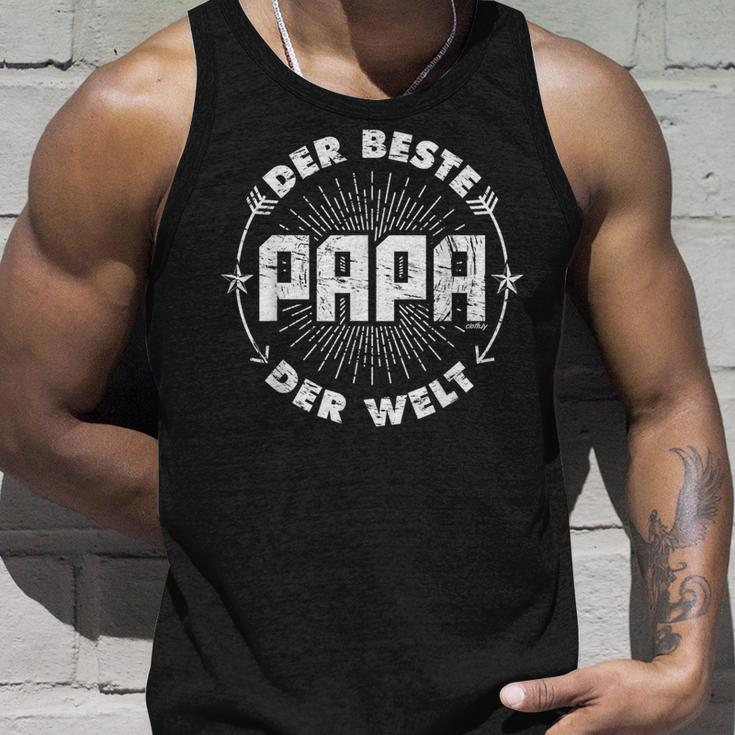 Father's Day Bester Papa Der Welt Fater Idea Tank Top Geschenke für Ihn