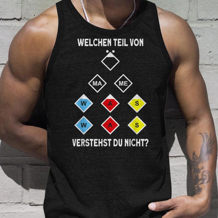 Fireman Ffw Welchen Teilerververstst Du Nicht Welchen Teil Tank Top Geschenke für Ihn