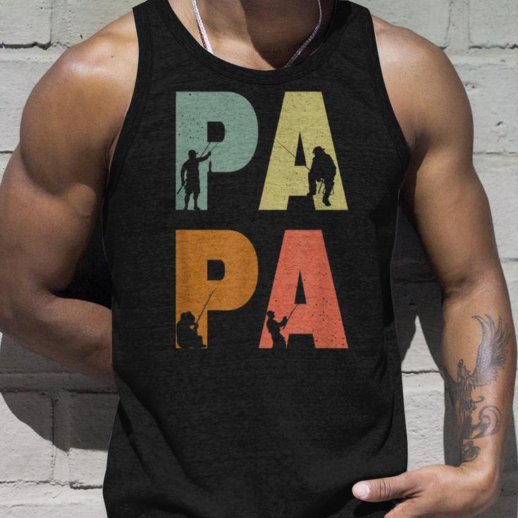 Fishing Angeln Lustiger Spruch Angel Papa Cool Tank Top Geschenke für Ihn