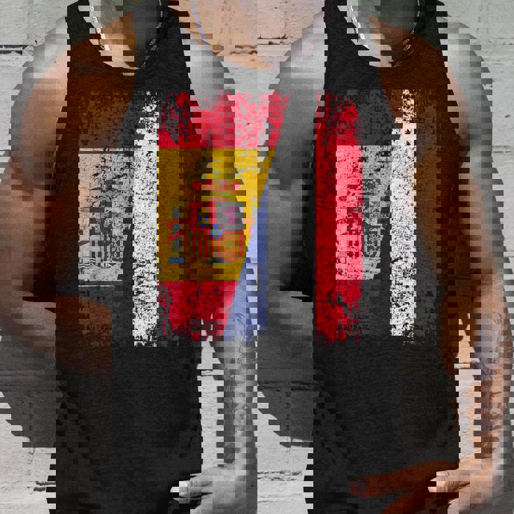 Francia España Bandera De La Amistad Francia Camiseta sin mangas Regalos para él