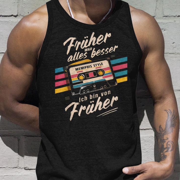 Früher War Alles Besser Ich Binon Früher 80Er 90Er Retro Tank Top Geschenke für Ihn