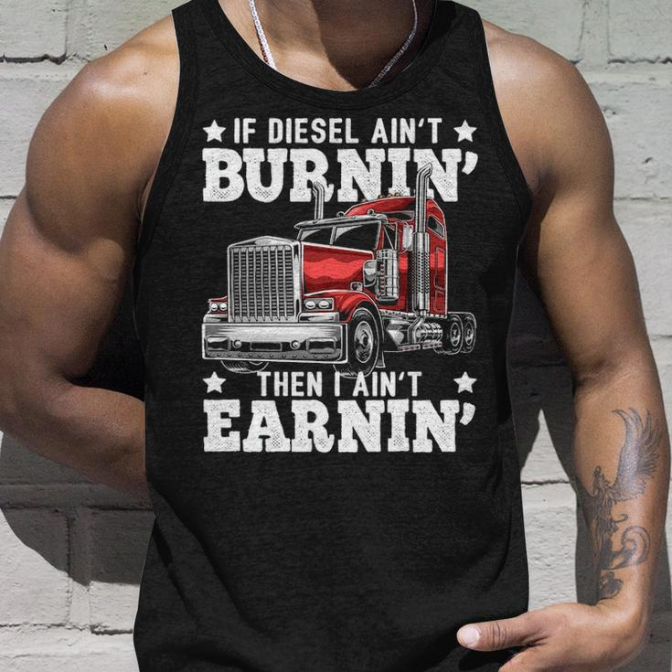 Diesel Trucker Big Rig Semi Trailer Truck Driver Tank Top Gifts for Him
