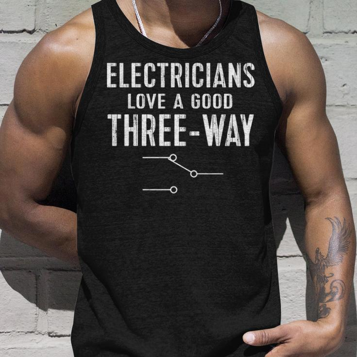 Electrician For Men Three Way Electrical Engineer Tank Top Gifts for Him