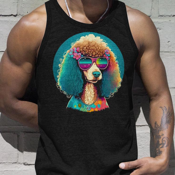 Poodle Dog Miniature Poodle Toy Poodle Hippie Tank Top Gifts for Him