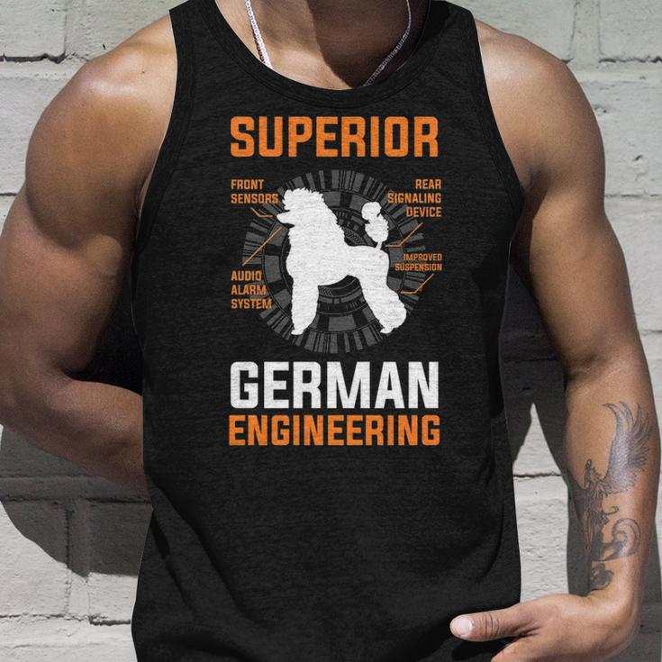 Poodle Lover Superior German Engineering Tank Top Gifts for Him