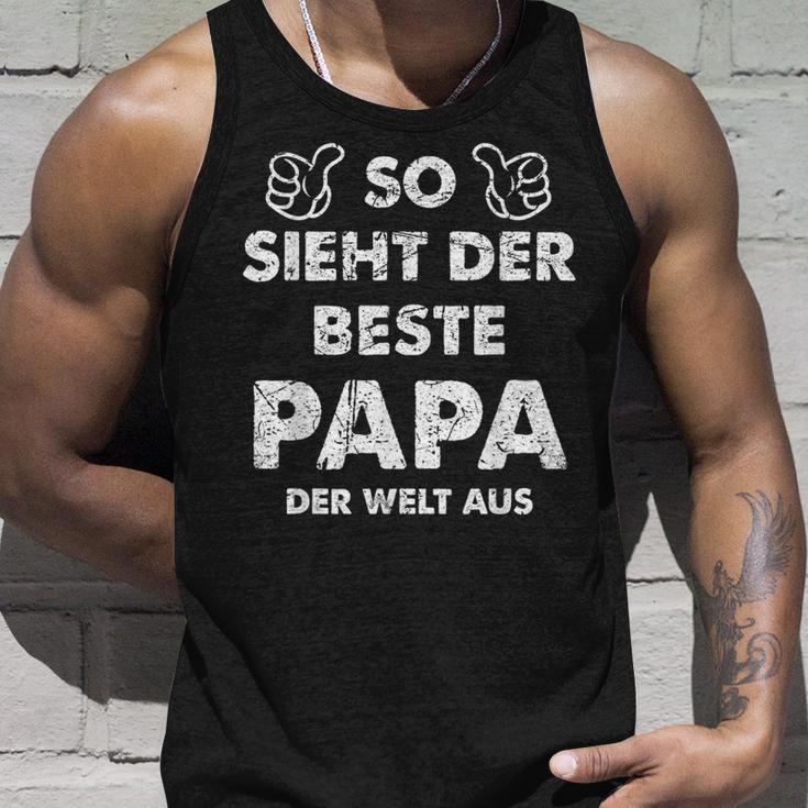 So Sieht Der Beste Papa Der Welt German Langu Tank Top Geschenke für Ihn