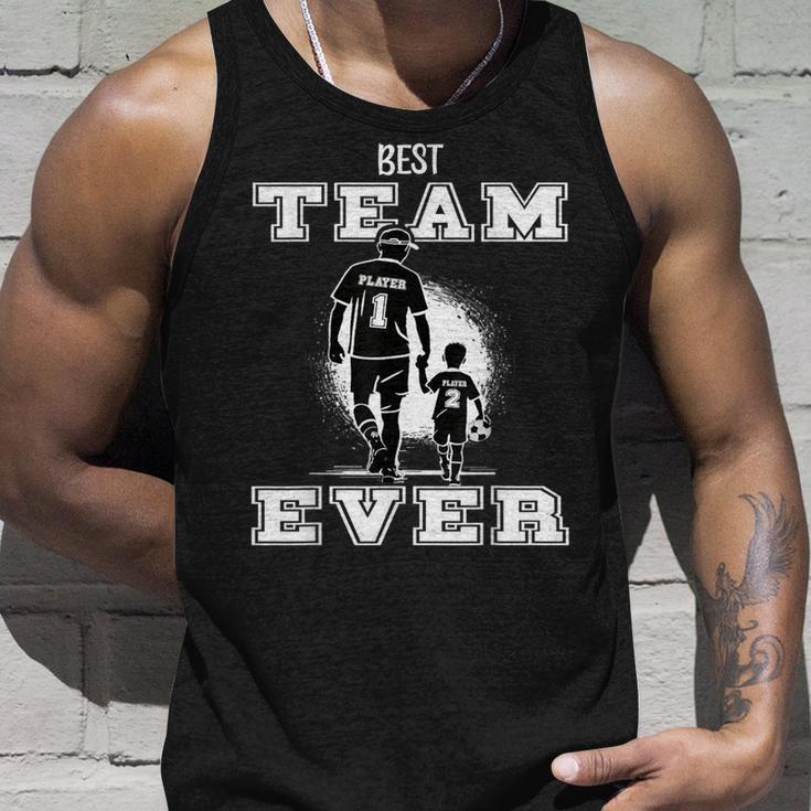 Fußball Papa Best Team Ever -Atertag Tank Top Geschenke für Ihn