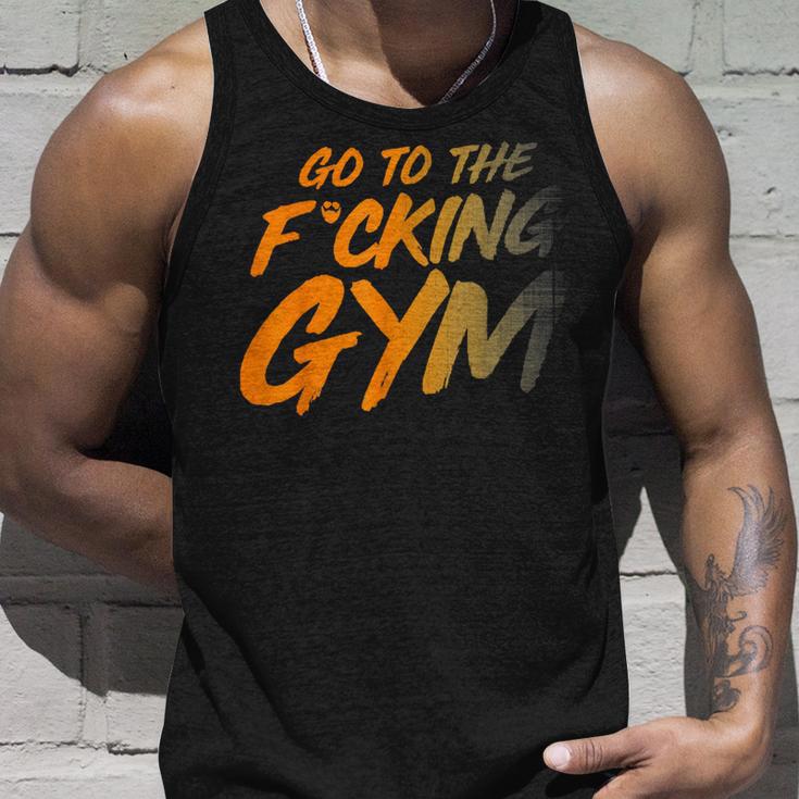 Geh Inserdammte Fitnessstudio Gehen Sie Ins Fitnessstudio F Tank Top Geschenke für Ihn