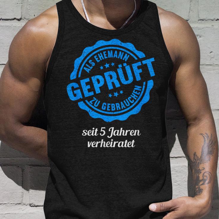 Geprüft Als Ehemann Zu Gebrauchen 5 Jahre 5Th Hochzeitstag Tank Top Geschenke für Ihn