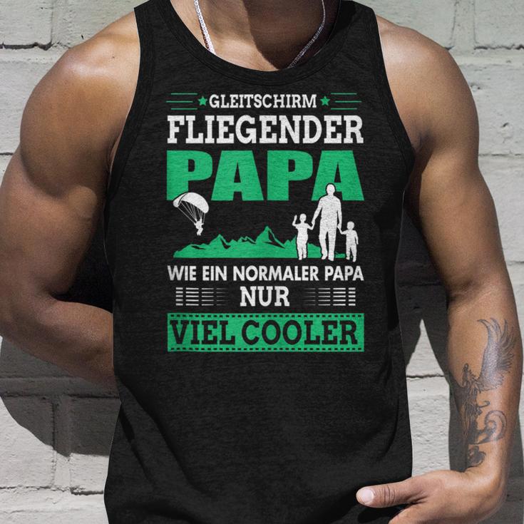 Gleitschirm Fliegender Papa Paragleiteratertag Geschenk Tank Top Geschenke für Ihn