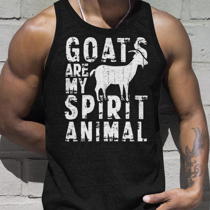 Goat Are My Spirit Animal Lover Tank Top Gifts for Him