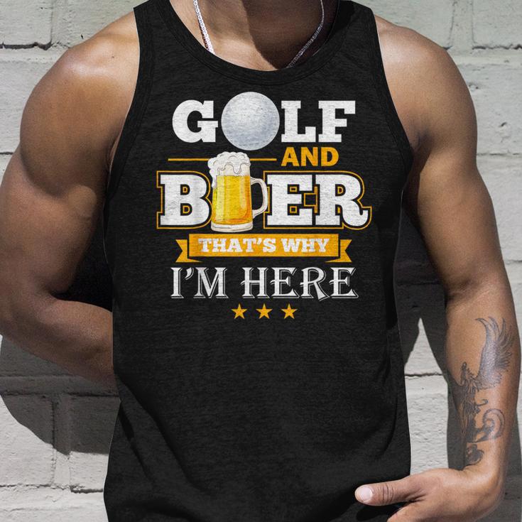 Golf Und Bier Tank Top Geschenke für Ihn