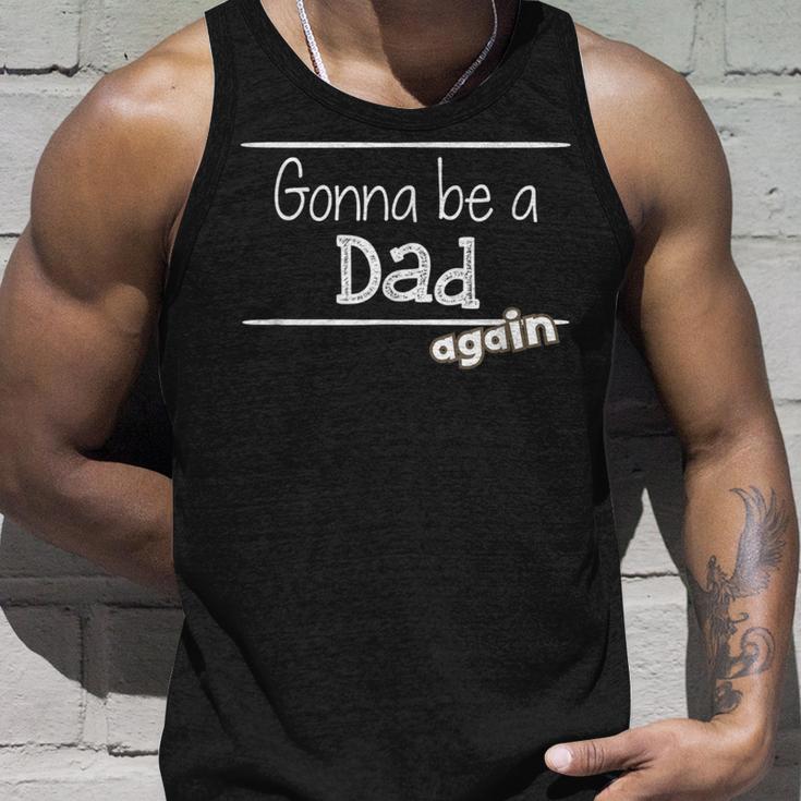 Gonna Be A Dad Again – Baby Enthüllung Dusche Für Papa Tank Top Geschenke für Ihn