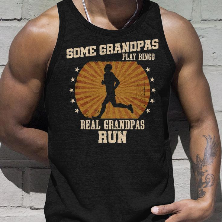 Some Grandpas Play Bingo Real Grandpas Run Tank Top Gifts for Him