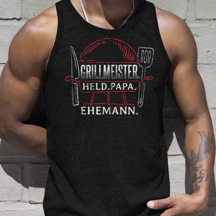 Grillmeister Papa Grillen Bbq Geschenk Kapuzenjacke Tank Top Geschenke für Ihn