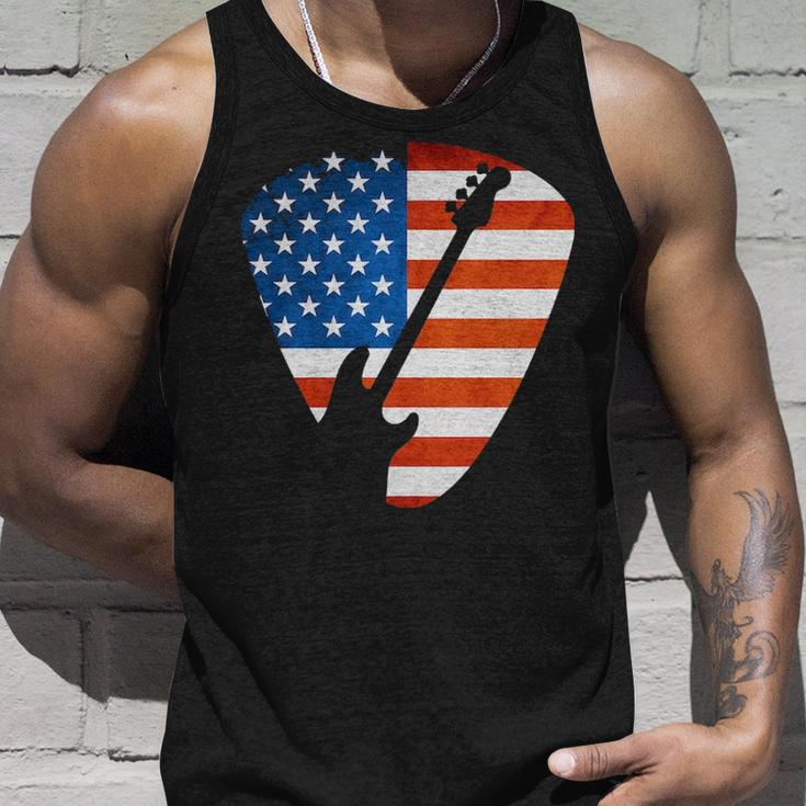 Guitar Bass Flag Tank Top Gifts for Him