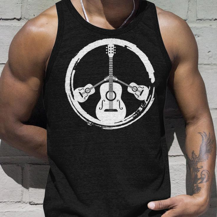 Guitar Peace Tank Top Gifts for Him