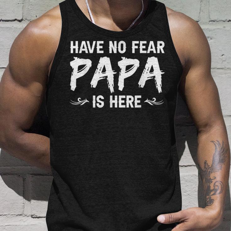 Hab Keine Angst Papa Ist Hier Süße Familienfeier Tank Top Geschenke für Ihn