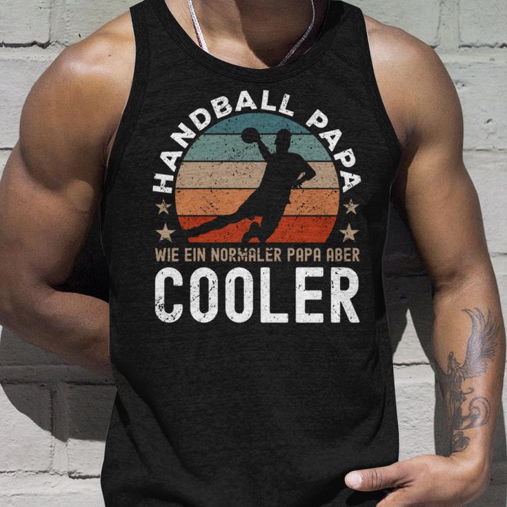 Handball Papa Handballer Slogan Tank Top Geschenke für Ihn