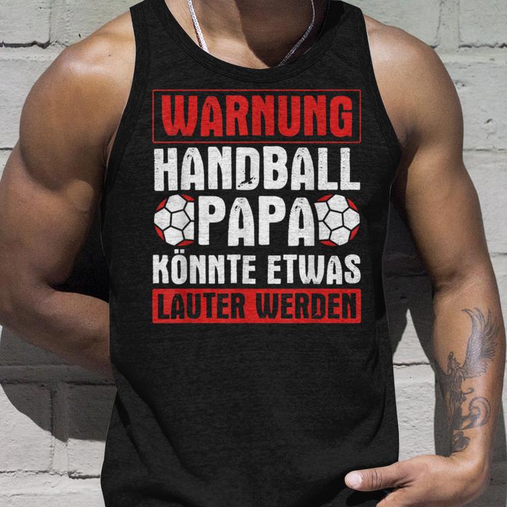 Handball Papa Könnte Louter Werden Handball Player Handball Tank Top Geschenke für Ihn