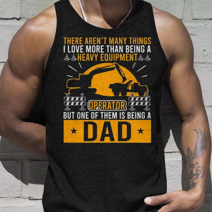 Heavy Equipment Operator Dad Occupation Tank Top Gifts for Him