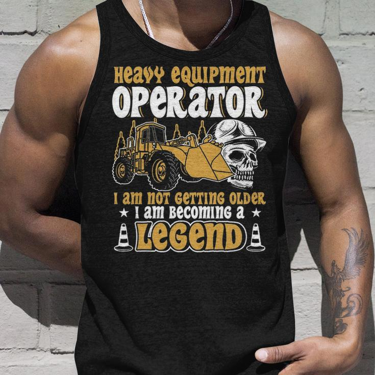 Heavy Equipment Operator Legend Occupation Tank Top Gifts for Him