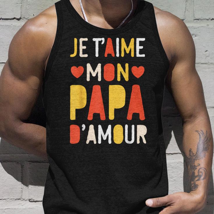 Herren Cadeau D'anniversaire Fête Des Pères Pour Son Papa D'amour Tank Top Geschenke für Ihn