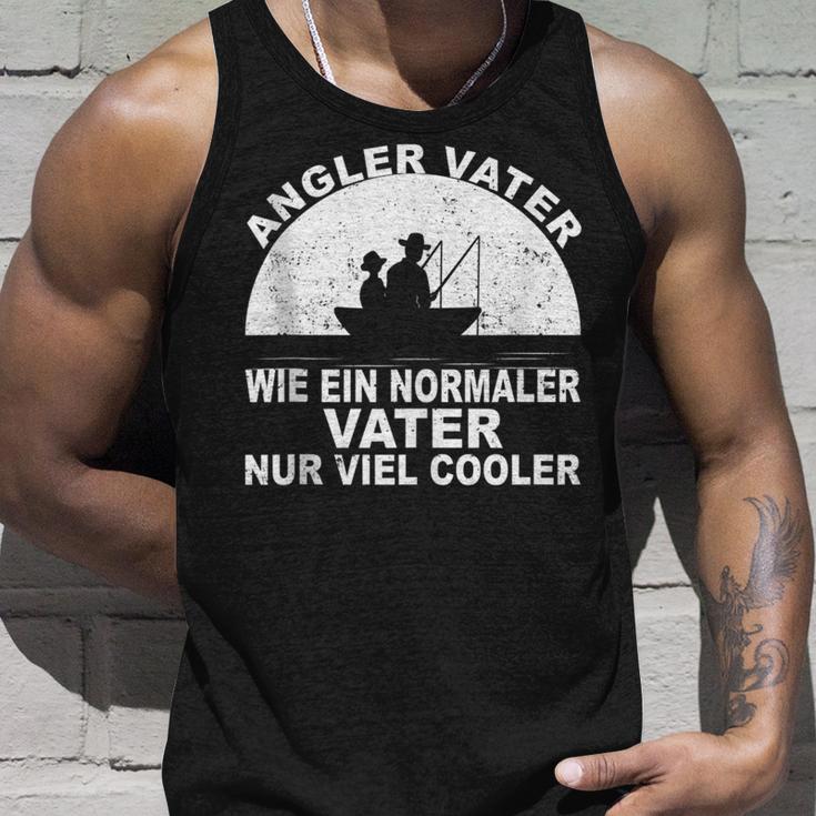 Herren Fischen Angeln Fischer Papa Anglerater Sonnenuntergang Tank Top Geschenke für Ihn