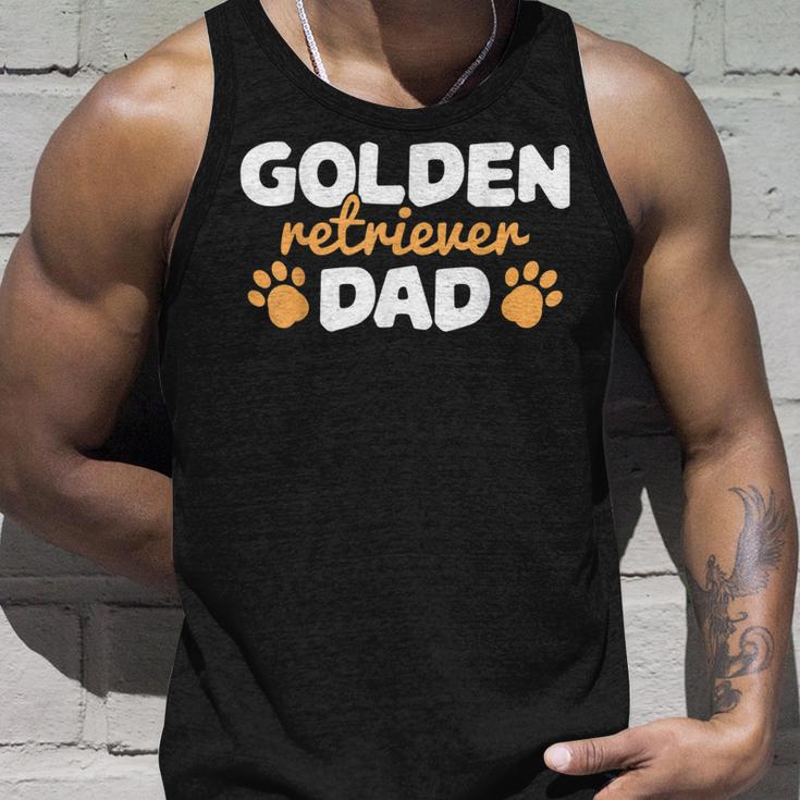 Herren Golden Retriever Dad Papa Süß Tank Top Geschenke für Ihn