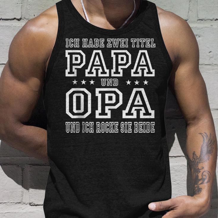 Herren Opa Atertag Papa Spruch Grossvater Geschenk Tank Top Geschenke für Ihn