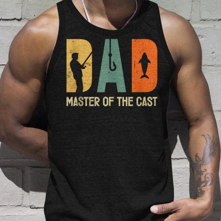 Herren Papa Master Der Besetzung Dad Fishing Tank Top Geschenke für Ihn