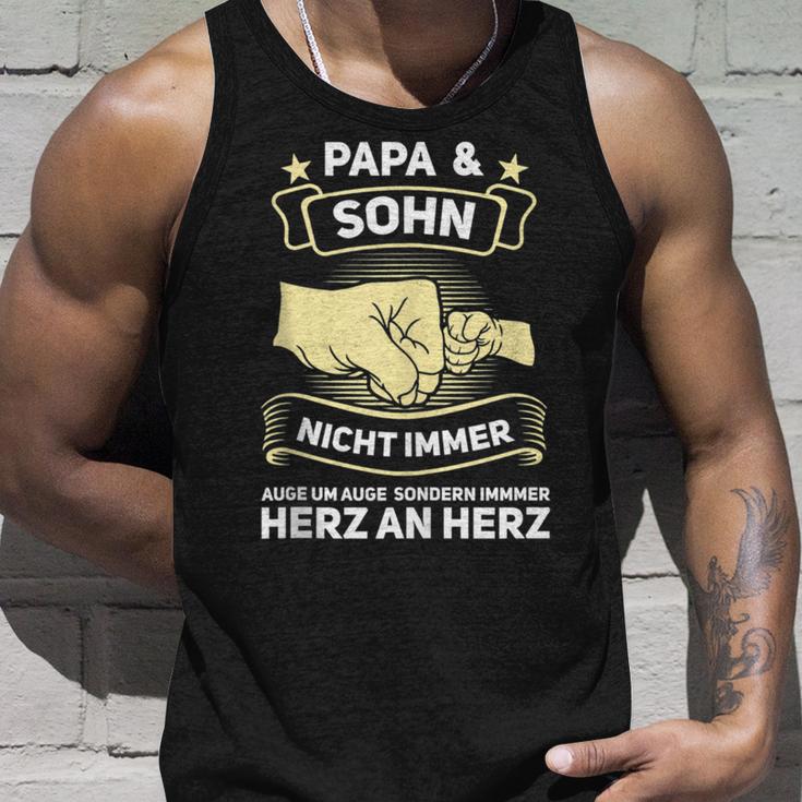 Herren Papa Sohn Familie Tank Top Geschenke für Ihn