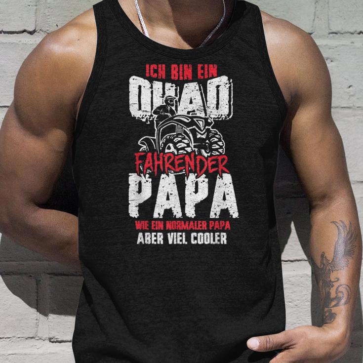 Herren Quad Fahrender Papa Lustiges Atv Papiater Quadbiker Fan Tank Top Geschenke für Ihn