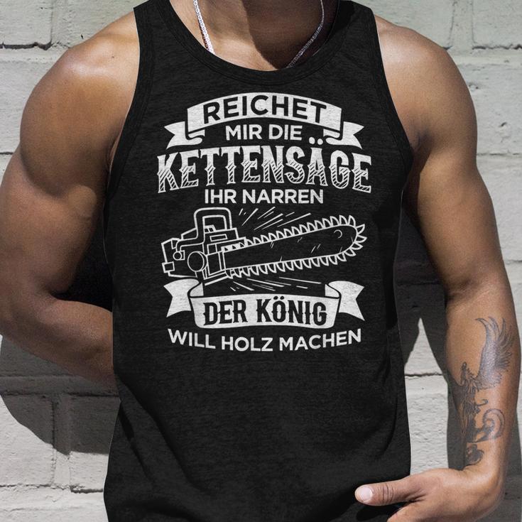 Herren Reichet Mir Die König Will Holz Machen Tank Top Geschenke für Ihn