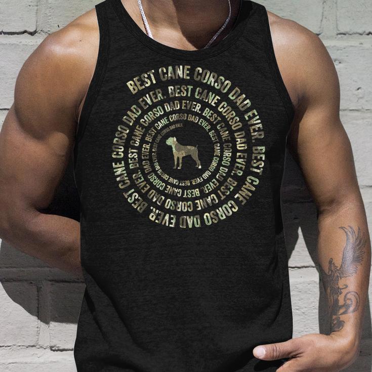 Herren Us Flagge Camo Cane Corso Hund Papa Spiralliebhaber Hund Tank Top Geschenke für Ihn