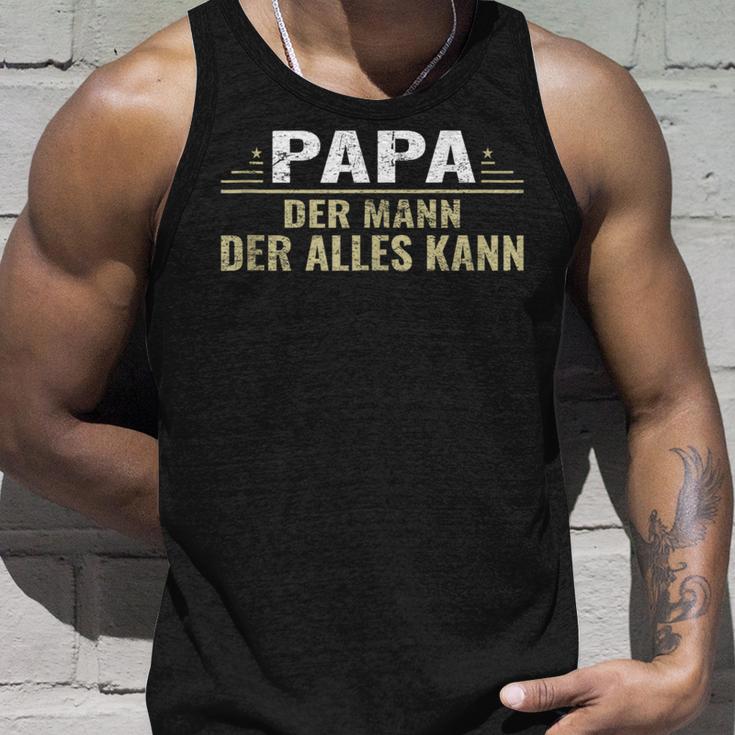 Herren Weltbester Papaatertag Sohn Tochterater Tank Top Geschenke für Ihn