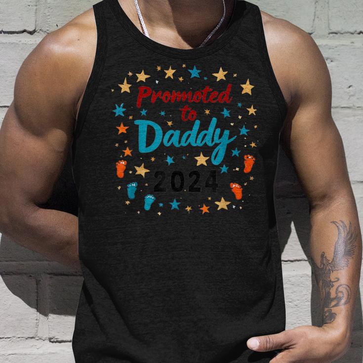 Herren Zum Papa Befördert 2024 Wir Feiern Neueäter Tank Top Geschenke für Ihn