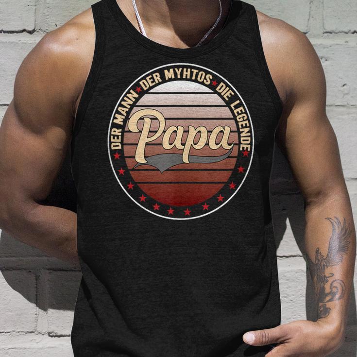 Herrenaterintage Geschenk Der Mann Der Mythos Die Legende Papa Tank Top Geschenke für Ihn