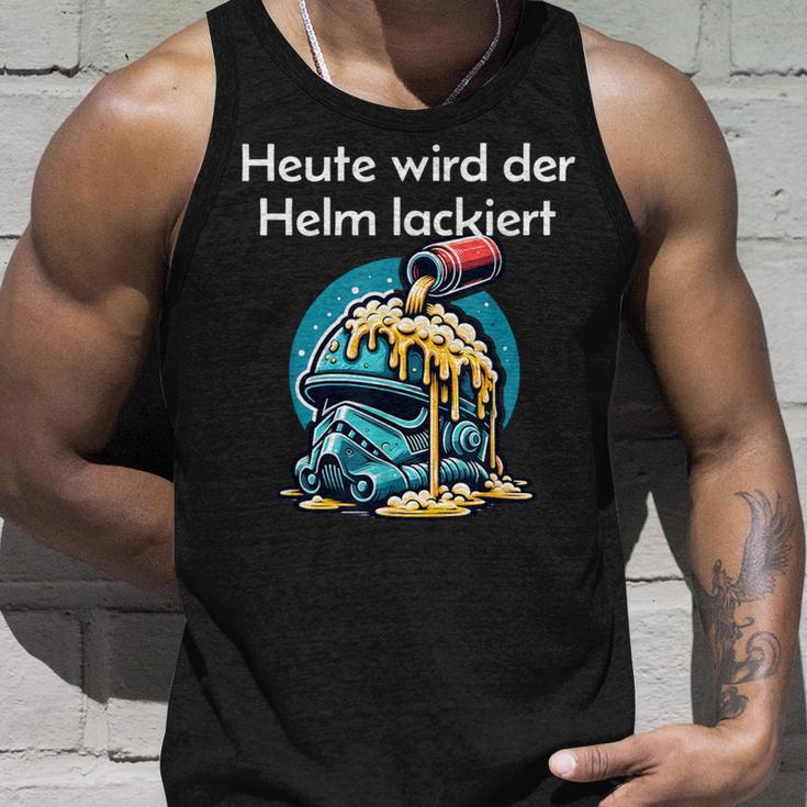 Heute Wird Der Helm Lackiert Tank Top Geschenke für Ihn