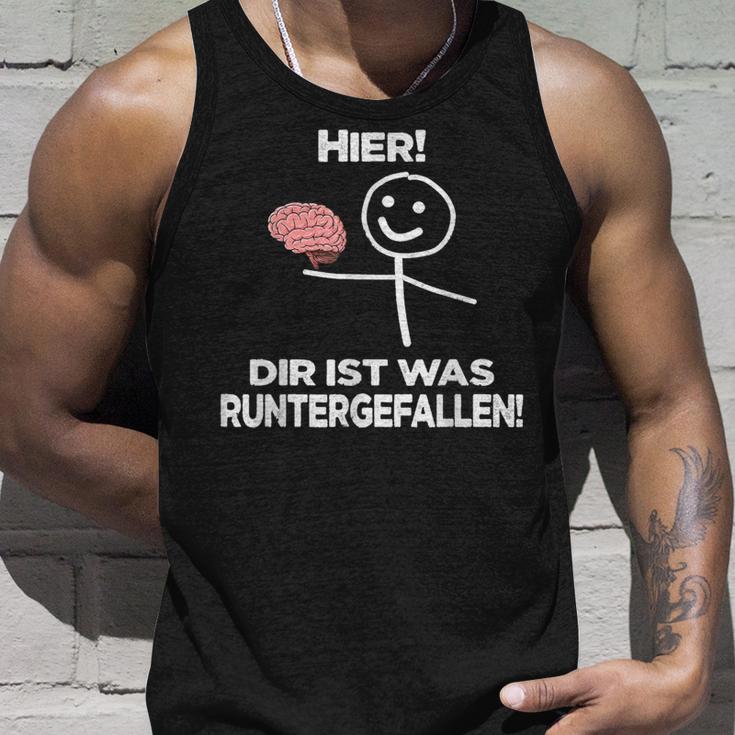 Hier Dir Ist Was Unterpfen Tank Top Geschenke für Ihn