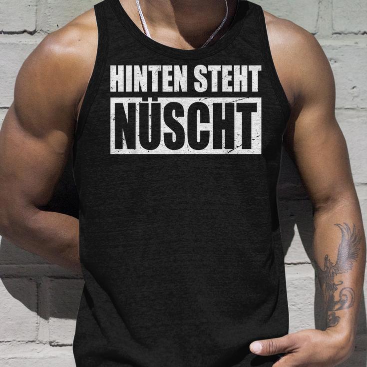 Hinten Steht Nüscht Auch Wat Nichts Dialect Berlinerisch S Tank Top Geschenke für Ihn