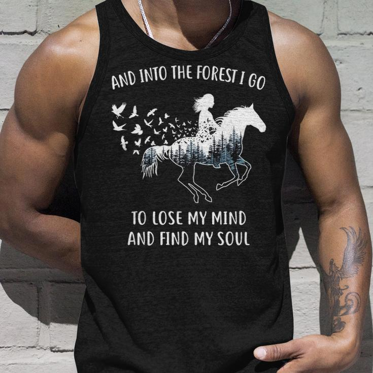 Horse For Women Into The Forest I Go Horse Riding Tank Top Gifts for Him