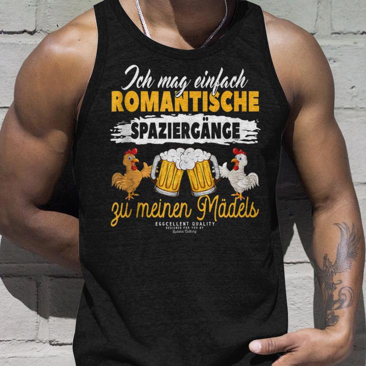 Hühner Papa Gartenhühner Spaziergänge Zu Meinen Mädels Bier Tank Top Geschenke für Ihn