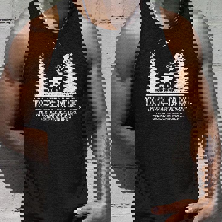 Hunting See Nature Hunting Tank Top Gifts for Him