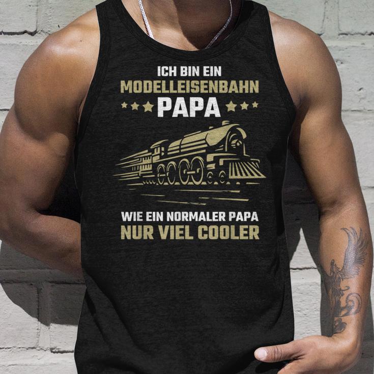 Ich Bin Ein Modellleisenbahn Papa Eisenbahn Modellbahn Tank Top Geschenke für Ihn