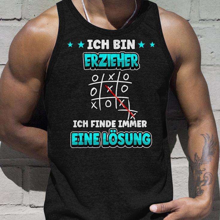 Ich Bin Erzieher Ich Findde Immer Eine Lösung Ich Bin Erzieher Tank Top Geschenke für Ihn