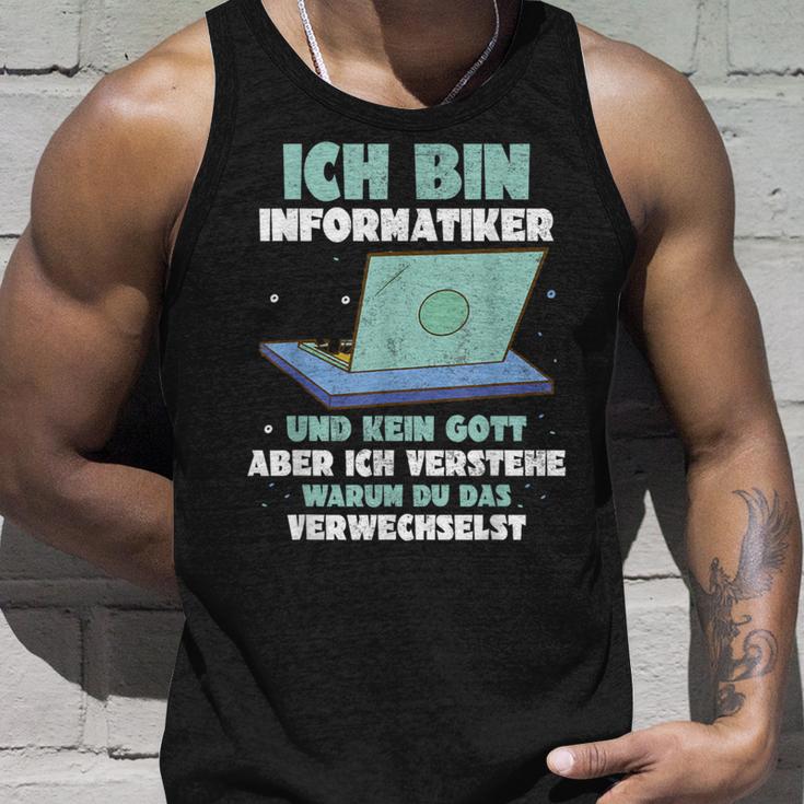 Ich Bin Informatiker Und Kein Gott Ich Bin Informatiker Tank Top Geschenke für Ihn