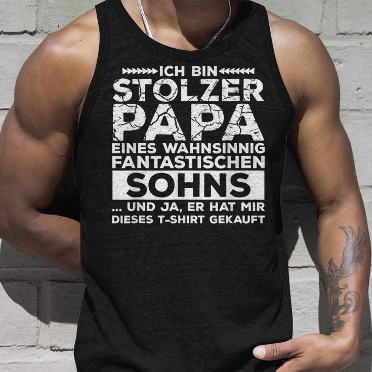 Ich Bin Stolzer Papa Eines Fantastischen Sohns Geburtstag Tank Top Geschenke für Ihn