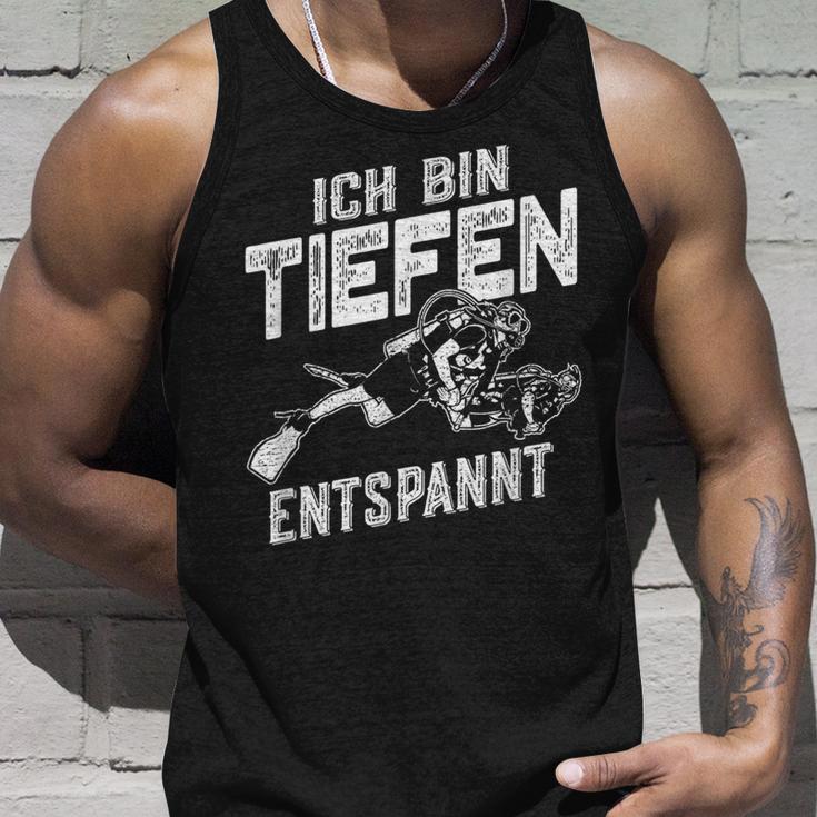 Ich Bin Tiefenentspannt Taucher Tank Top Geschenke für Ihn