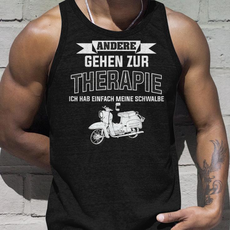 Ich Brauch Keine Therapie Schwalbenfahrer Schwalbe S51 Tank Top Geschenke für Ihn